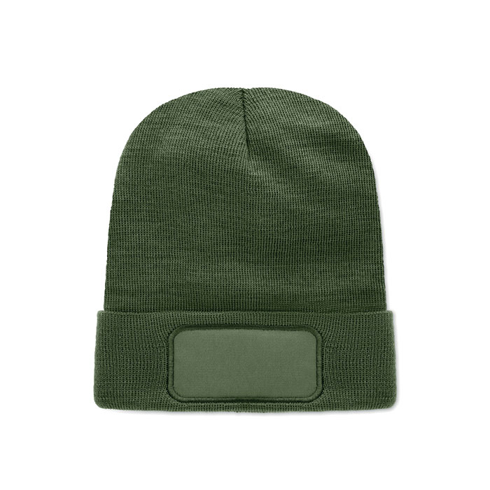 Bonnet unisexe publicitaire rPET Capnit Vert foncé